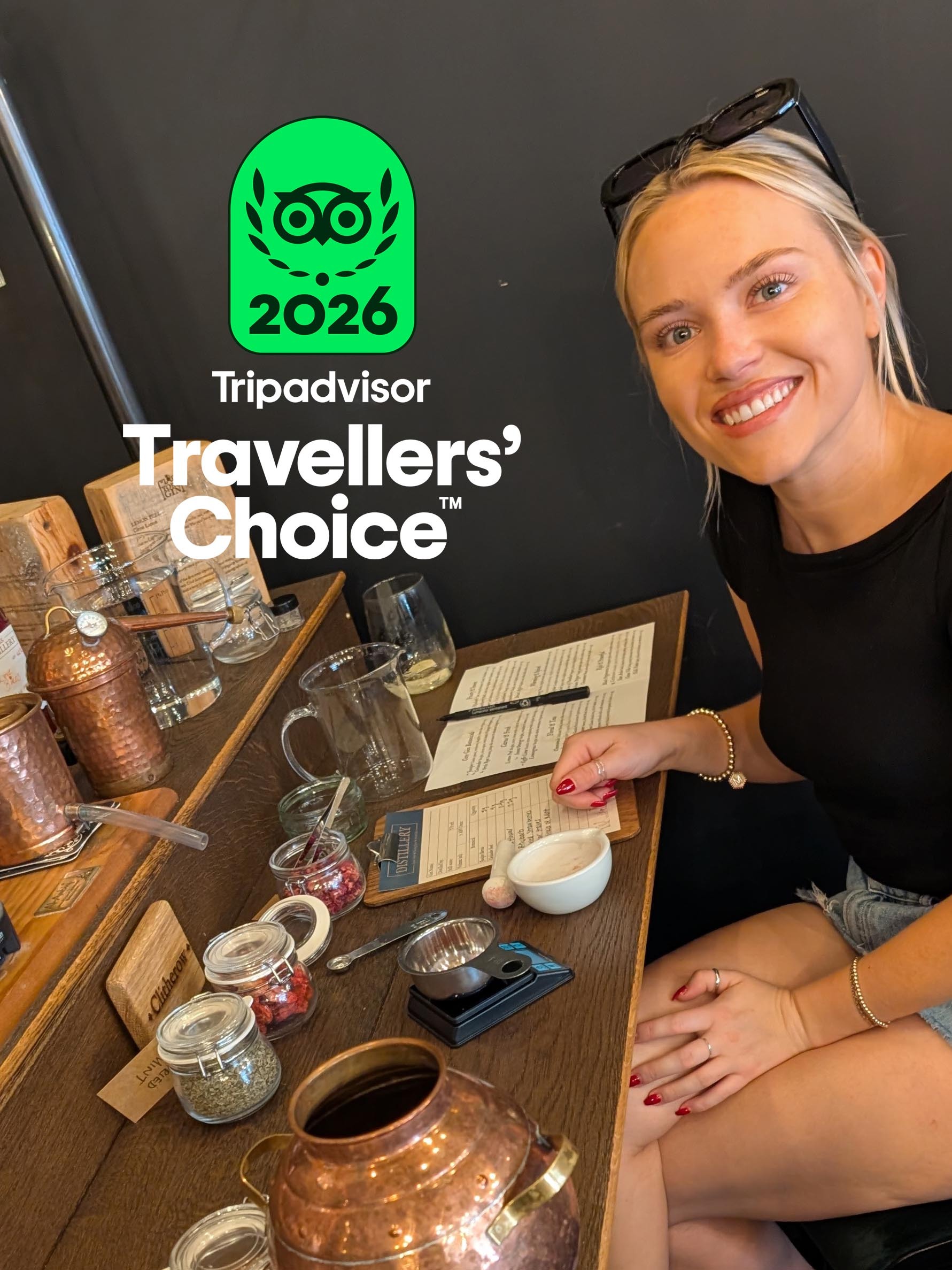 Guest making gin at York Distillery a home of York Gin  - Tripadvisor Travellers choice 2026
