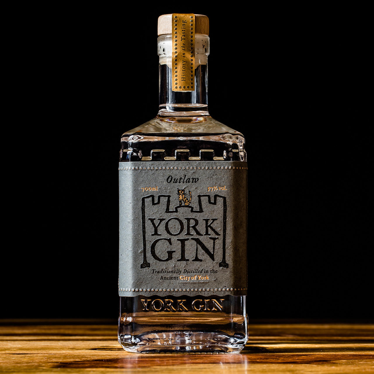 York Gin Outlaw Navy Strength Bottle