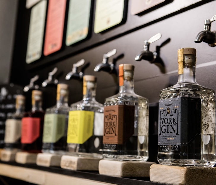 York Gin Bottles