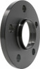 Aluminum Hub Centric Spacer Black FInish 4 x 100mm Bolt Pattern 12mm Thick 56.10mm Center Bore