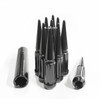 10 Pack - 1/2 Black Duplex Spline Spike [7-Spline] 4.43" Tall - Key Included