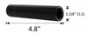 20 Pack - 12x1.25 Black Duplex Spline Spike [7-Spline] 4.43" Tall - Key Included