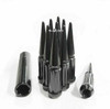 32 Pack - 12x1.25 Black Duplex Spline Spike [7-Spline] 4.43" Tall - Key Included