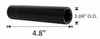 10 Pack - 14x1.5 Black Duplex Spline Spike [7-Spline] 4.43" Tall - Key Included