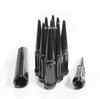 24 Pack - 14x1.5 Black Duplex Spline Spike [7-Spline] 4.43" Tall - Key Included