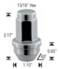 14x2 Long Bulge Acorn Factory OEM Lug Nut - Ford