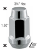 1/2 Bulge Acorn Factory OEM Lug Nut - Ford