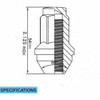 Stock OEM Factory Style Lug Nut - Ford (13/16 Hex) M14x2.0 (10 Pieces)