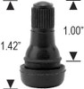 TR412 Valve Stem Passenger Snap-In Finish: Rubber Fits Hole Diameter: 0.453"