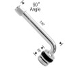 VW-9 2.8" Valve Stem 3-Piece Wheel - Passenger Bolt-On Finish: Chrome Bend Angle: 90 Degree