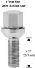 Ball Seat Lug Bolt 14mm 1.50 Threads Thread Length: 2.17" (55.1mm) 17mm Socket