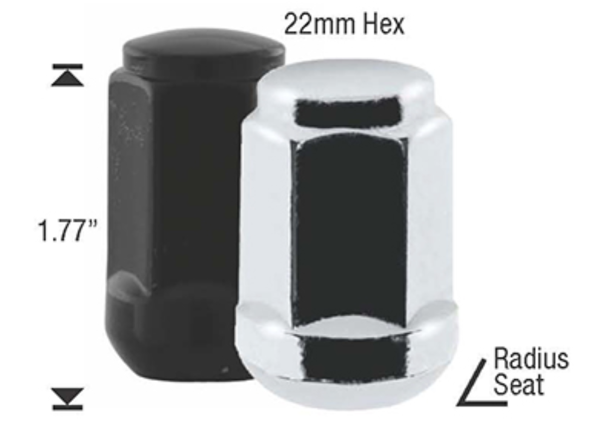 14x1.5 Duplex Radius Seat Chrome Factory OEM Lug Nut - Honda/Acura