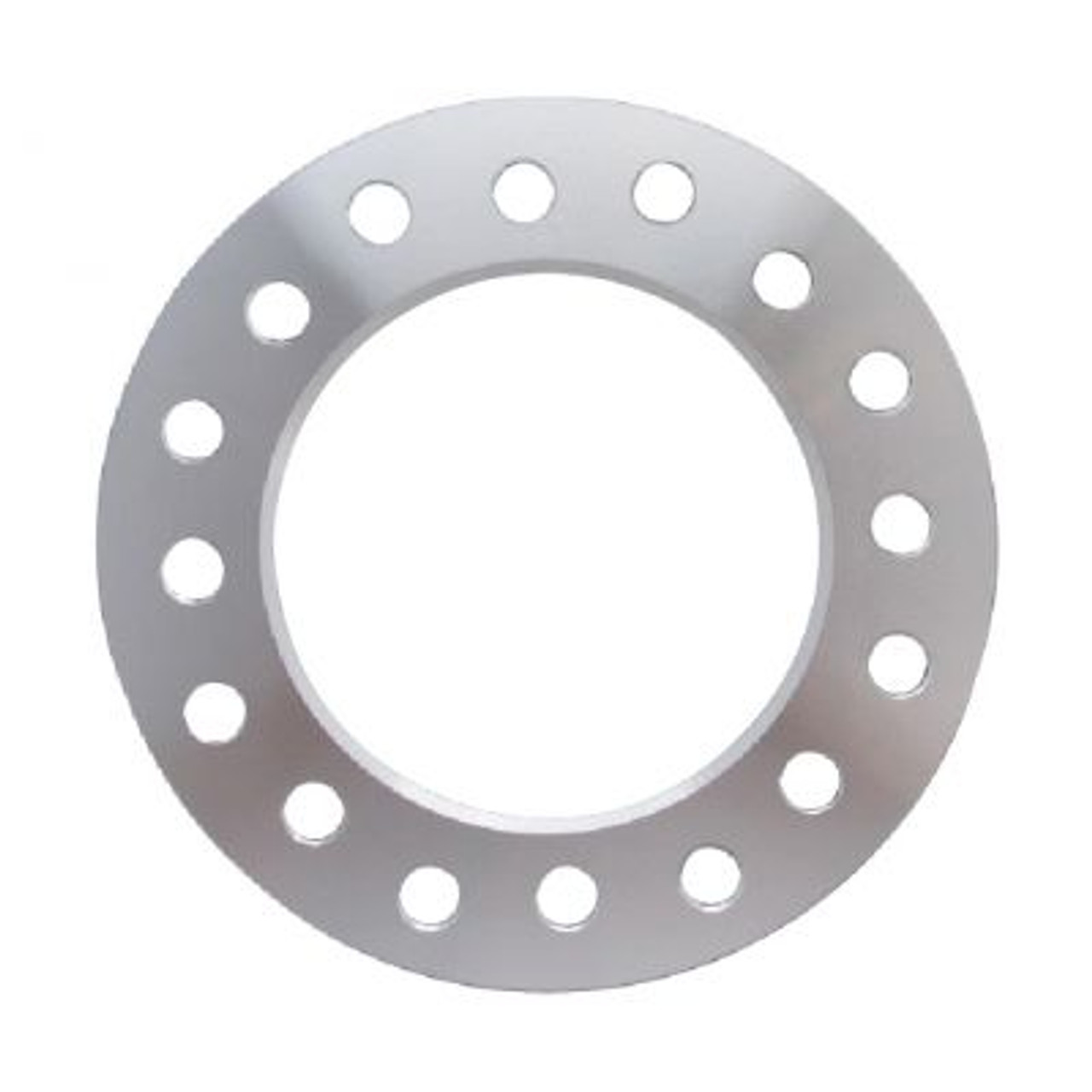 8 Lug Spacer Material: Billet Aluminum Thickness: 6mm (1/4") ID: 155mm (6 1/8") OD: 254mm (10")