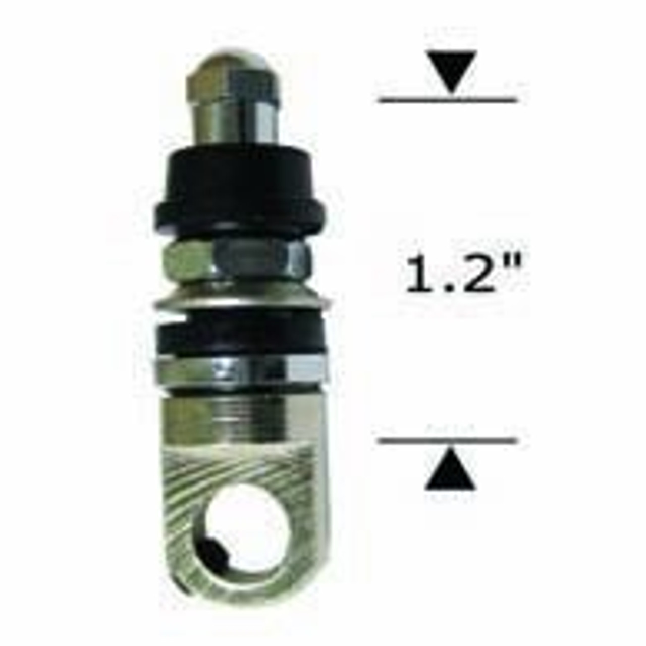 Extra Short TPMS Valve Stem with Sensor Loop - 3 Piece Wheel Application