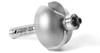 Amana Cove Bit, 2 Flute, 3/8" Rad, 1-1/8" Dia, 1/4" Shank, 2" Length (49112)