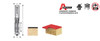Amana Carbide Tipped Flush Trim 1/2 Dia x 2 x 1/2 Inch Shank 3-Flute Extra-Long (497131)