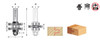 Amana Carbide Tipped Tongue & Groove 3/8 Kerf x 1-5/8 Dia x 3/4 x 1/2 Inch Shank Assembly for 1/2 to 3/4 Material (55400)