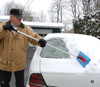 SnoBrum - removing snow on car 2