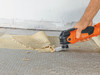 Fein CORDLESS MULTIMASTER AMM 300 PLUS START removing carpet adhesive