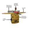 Powermatic 60C 8 Inch Jointer 2HP 1PH 230V (PM9-1610084K) Powermatic 60C 8 Inch Jointer 2HP 1PH 230V (PM9-1610084K)