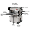Jet JWP-208HH, 20-Inch Planer, Helical Cutterhead, 5 HP, 1Ph 230V (708544)