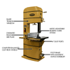 Powermatic PM2013B, 20" Bandsaw, 5HP 1PH 230V (PM9-1791257B) Powermatic PM2013B, 20" Bandsaw, 5HP 1PH 230V (PM9-1791257B)