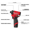 Milwaukee M12 FUEL 2PC COMBO KIT HD/ID - (3497-22)