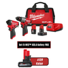 Milwaukee M12 FUEL 2PC COMBO KIT HD/ID - (3497-22)