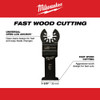 Milwaukee 1-3/8" HCS WOOD BLADE 1PK-(49-25-1101)