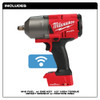 Milwaukee M18 FUEL™ w/ ONE-KEY™ High Torque Impact Wrench 1/2" Friction Ring - Bare Tool-(2863-20)