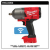 Milwaukee M18 FUEL™ w/ ONE-KEY™ High Torque Impact Wrench 1/2" Friction Ring - Bare Tool - (2863-20)