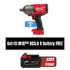 Milwaukee M18 FUEL™ w/ ONE-KEY™ High Torque Impact Wrench 3/4" Friction Ring - Bare Tool - (2864-20)