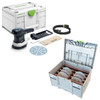 Festool Mutli-Jetsream 2 ETS 150/3 EQ Random Orbital Sander with Festool Systainer³ Abrasive Set SYS STF D150 GR (576079-577110)