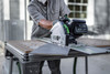 Close up of Festool Cordless Track Saw TSC 55 KEBI-F-Set-FS