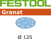 Festool Granat | 125 Round | 320 Grit | Pack of 10 (497150)