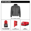 Milwaukee M12 Gray Heated Hoodie Kit XX-Large (M200G-212X)