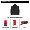 Milwaukee M12™ Heated TOUGHSHELL™ Black Jacket XX-Large  (M100B-212X)
