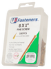 U2 FINE SCREW 8 x 1" Small Pack 100 PCS (F08101000H)