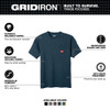 Milwaukee GRIDIRON™ Pocket T-Shirt - Blue Short Sleeve