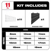 Milwaukee 11 PC METRIC Combination Wrench Set (48-22-9511)