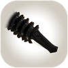 U2 BLACK FLAT HEAD SCREW WITH DRILL TIP 12 x 6" Bulk 300 PCS (Y12106000B)