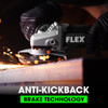 Flex 24V 5" Variable Speed Angle Grinder with Paddle Switch Kit (FX3171A-1C)