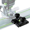 Festool OF 1400 EQ Router with Light Module - IMPERIAL With Festool Guide Stop OF 1400 and Edge Guide (578951-492601-492636)