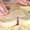 Amana SC Spektra Extreme Tool Life Coated UltraTrim Spiral with Double Bearing Down-Cut Router Bit 1/4" Dia x 1" CH x 1/4" Shank (46297-K)
