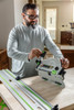 Festool TSC 55 KS Cordless Track Saw Basic with Festool FS 1400/2 KP Guide Rail Starter Set (577991-577932)