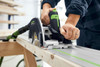 Festool HKC 55 K Cordless Carpentry Saw Basic with Festool FSK 250 Cross Cutting Guide Rail (578303-769941)