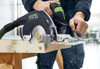 Festool HKC 55 K Cordless Carpentry Saw Basic with Festool FSK 420 Cross Cutting Guide Rail (578303-769942)
