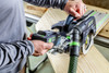 Festool HKC 55 K Cordless Carpentry Saw Basic with Festool FSK 670 Cross Cutting Guide Rail (578303-769943)
