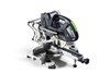 Festool Cordless Kapex KSC 60 EB-Basic with TBX 8 Tabless Battery Starter Set and KSC 60 UG Underframe & Extension Set with Dual (Metric & Imperial) Scale (576848-578903-200129-578920)