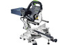 Festool Cordless Kapex KSC 60 EB-Basic with TBX 8 Tabless Battery Starter Set and KSC 60 UG Underframe & Extension Set with Dual (Metric & Imperial) Scale (576848-578903-200129-578920)